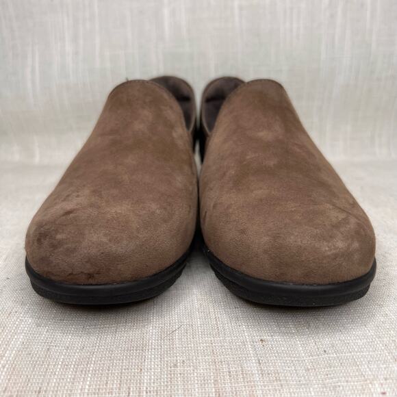 Rockport Size 7 truFLEX Chenole Tan Suede Slip-On Loafer Shoes Patent Leather - Picture 4 of 13